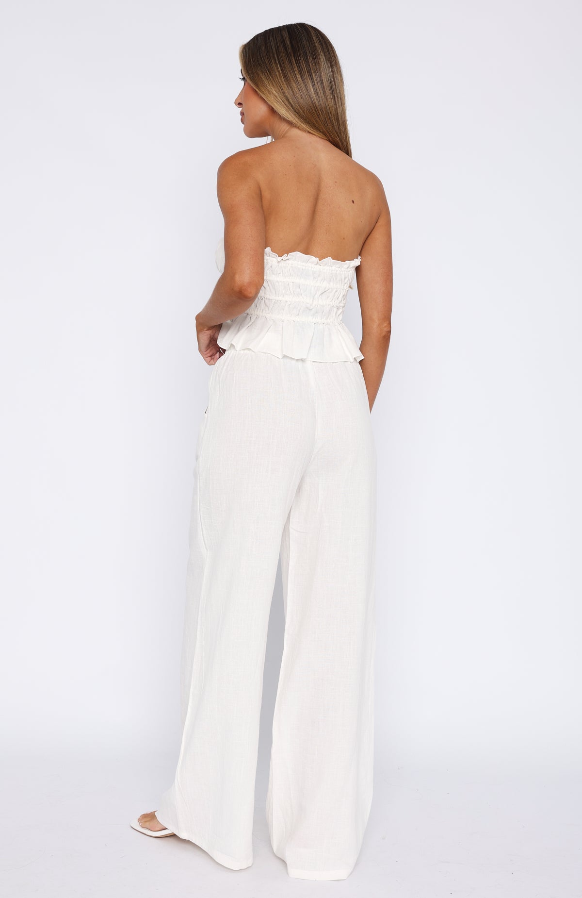 White Fox Secret Society Pants White