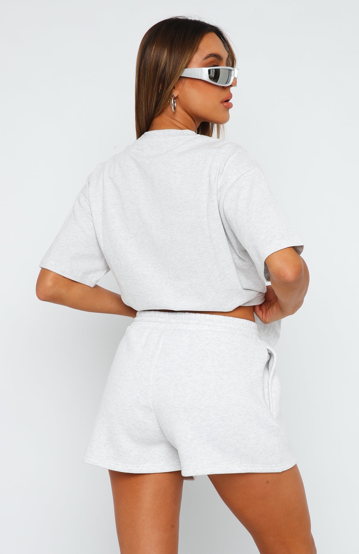 White Fox Comfort Club Lounge Shorts Mist