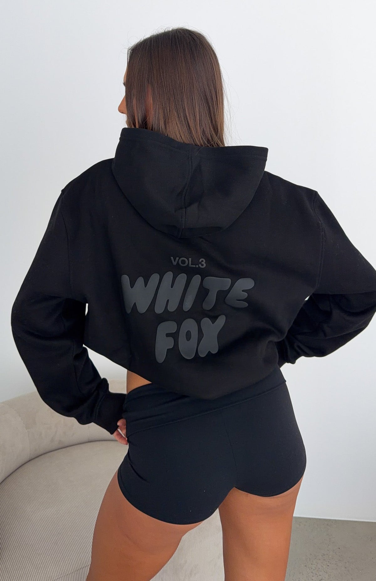 White Fox Offstage Hoodie Onyx