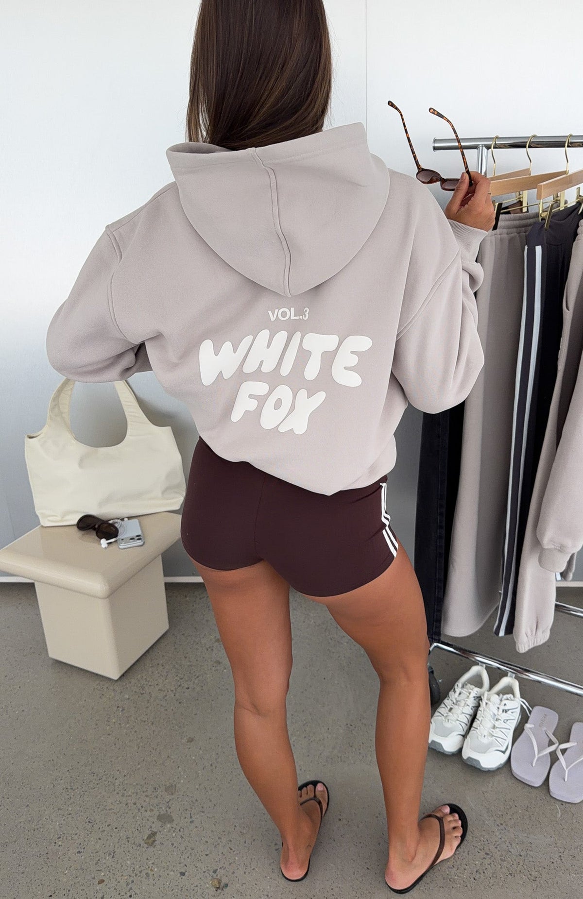 White Fox Offstage Hoodie Moon