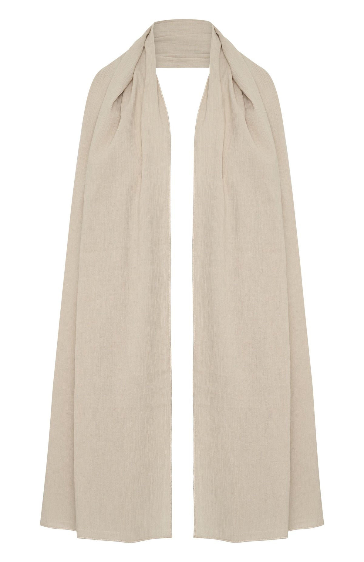 White Fox Coming Up Scarf Oat