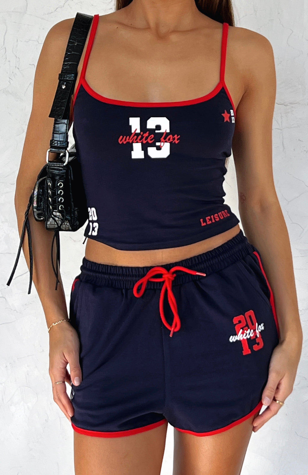 White Fox All Star Season Singlet Navy