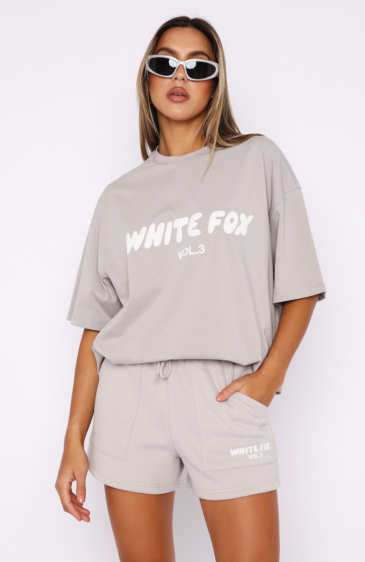 White Fox Offstage Lounge Shorts Moon