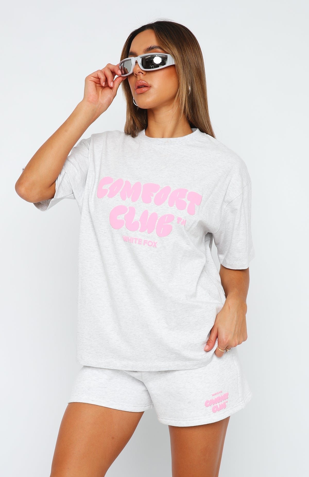White Fox Comfort Club Lounge Shorts Mist