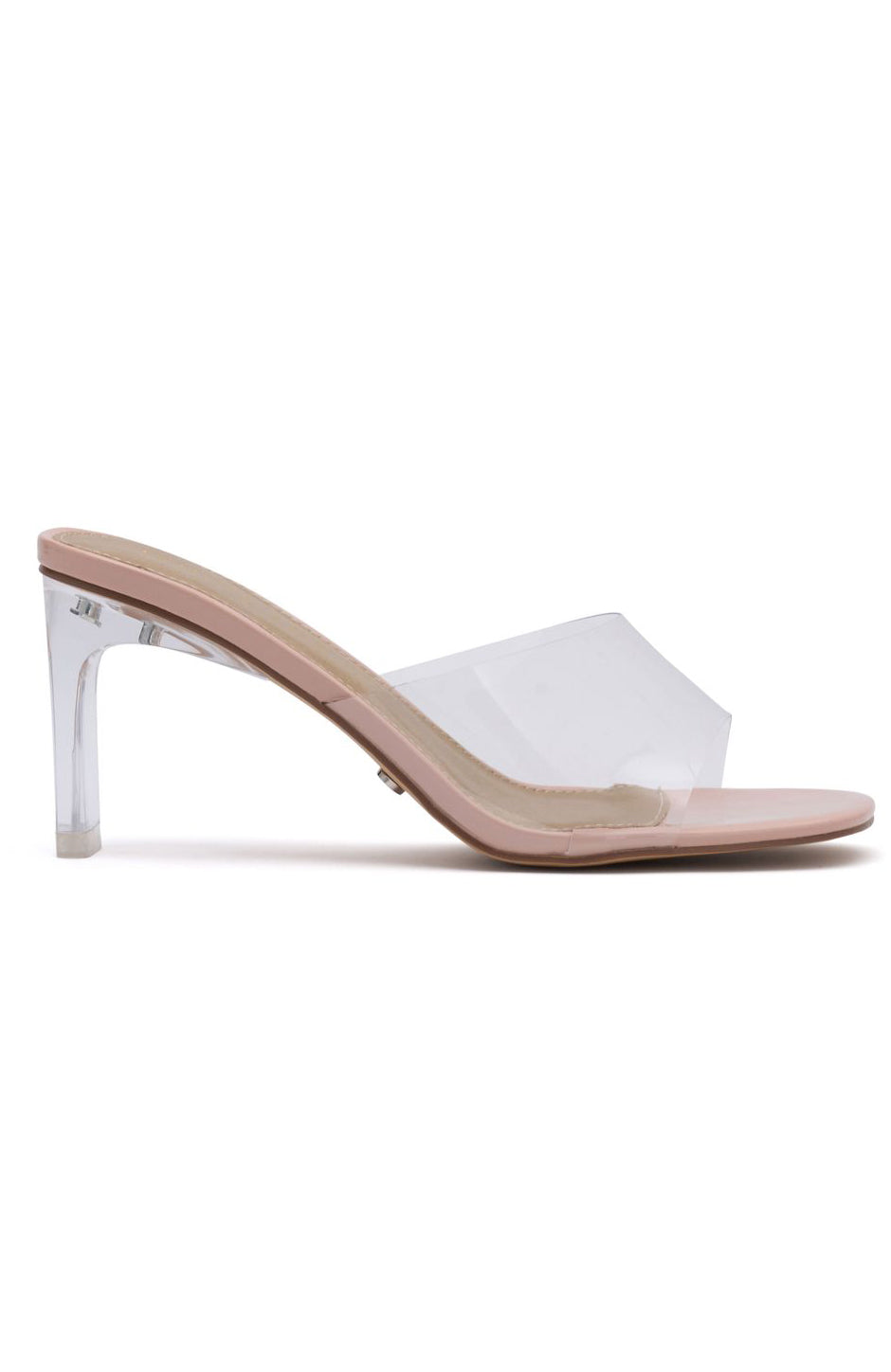 White Fox Celeste Mules Clear
