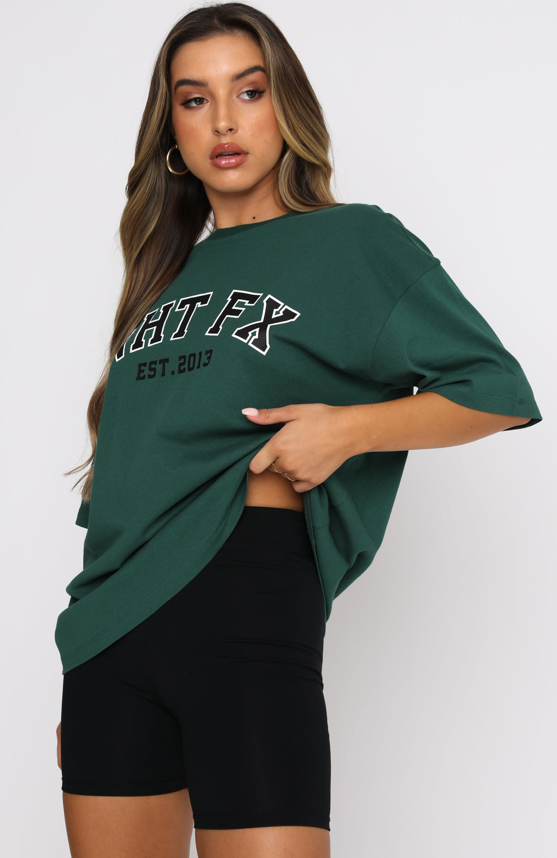 White Fox Varsity Tee Green