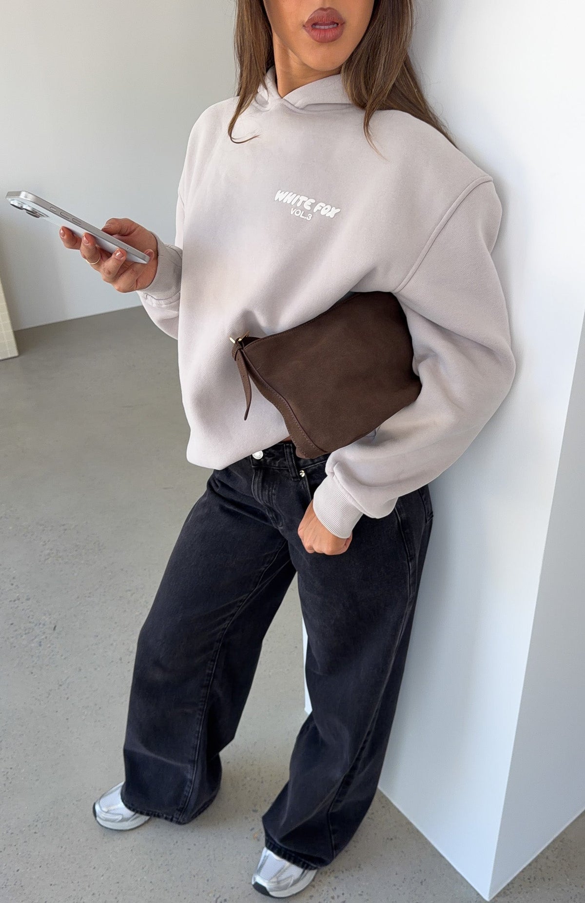 White Fox Offstage Hoodie Moon