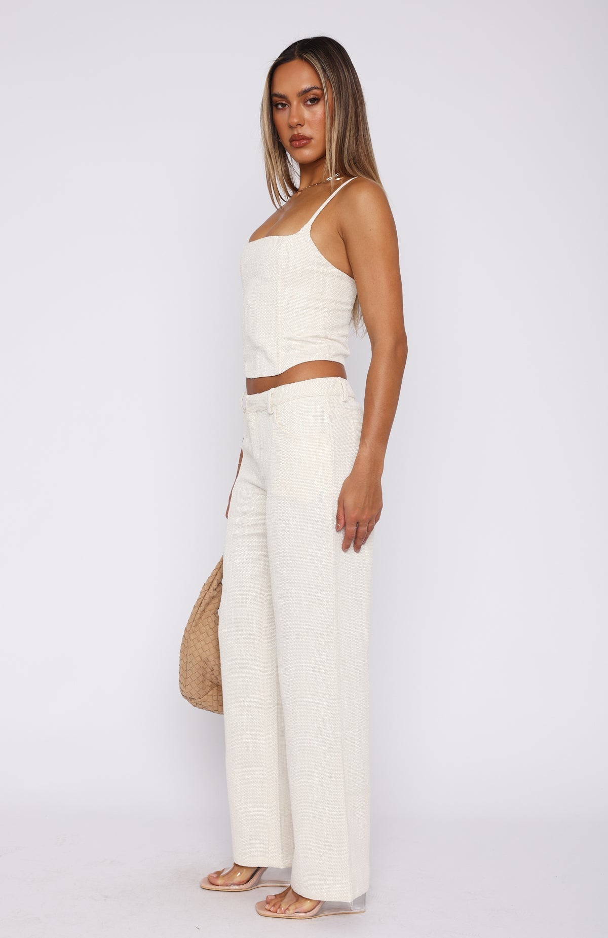 White Fox Head Rush Pants Cream