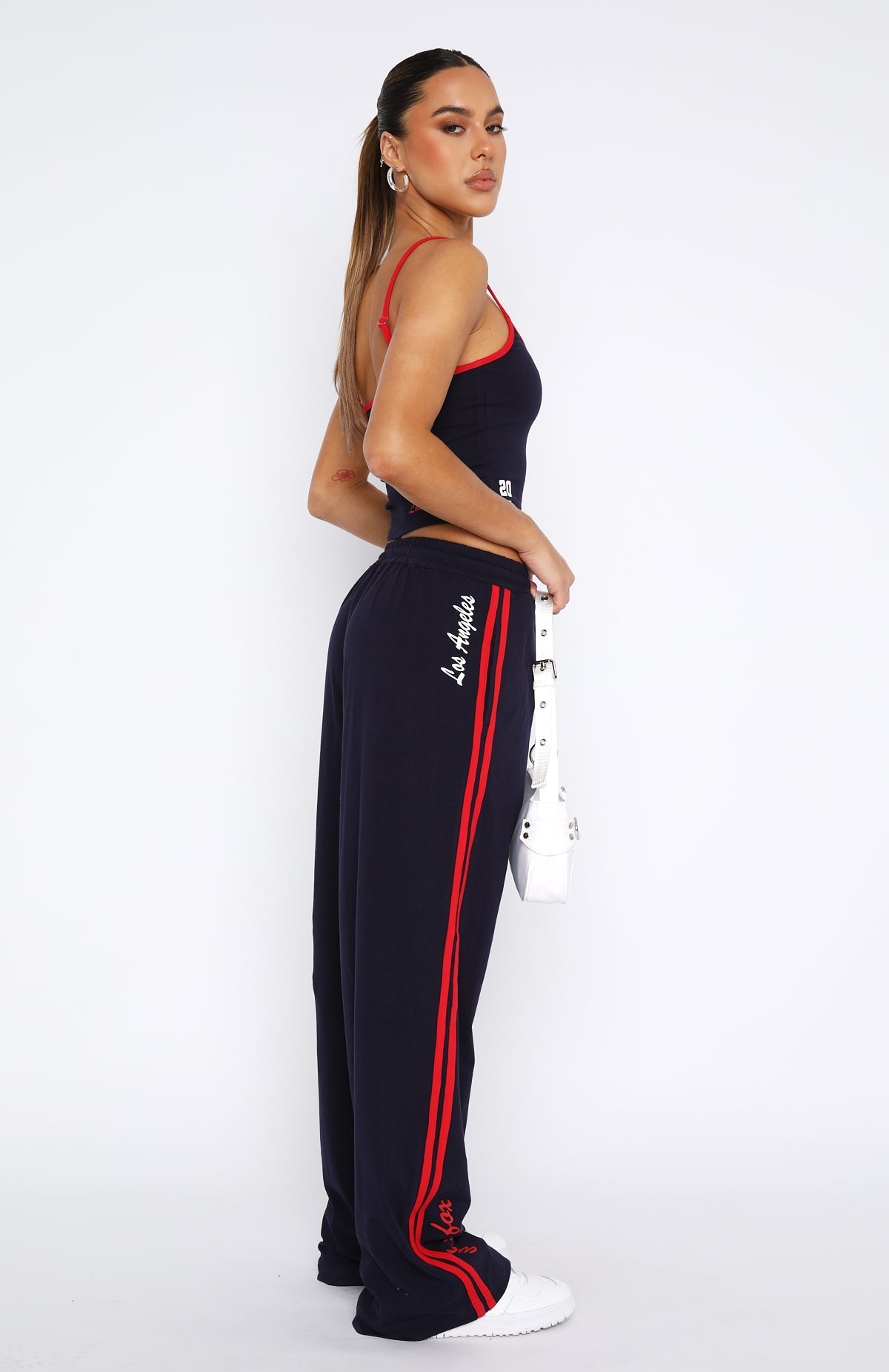 White Fox All Star Season Track Pants Navy