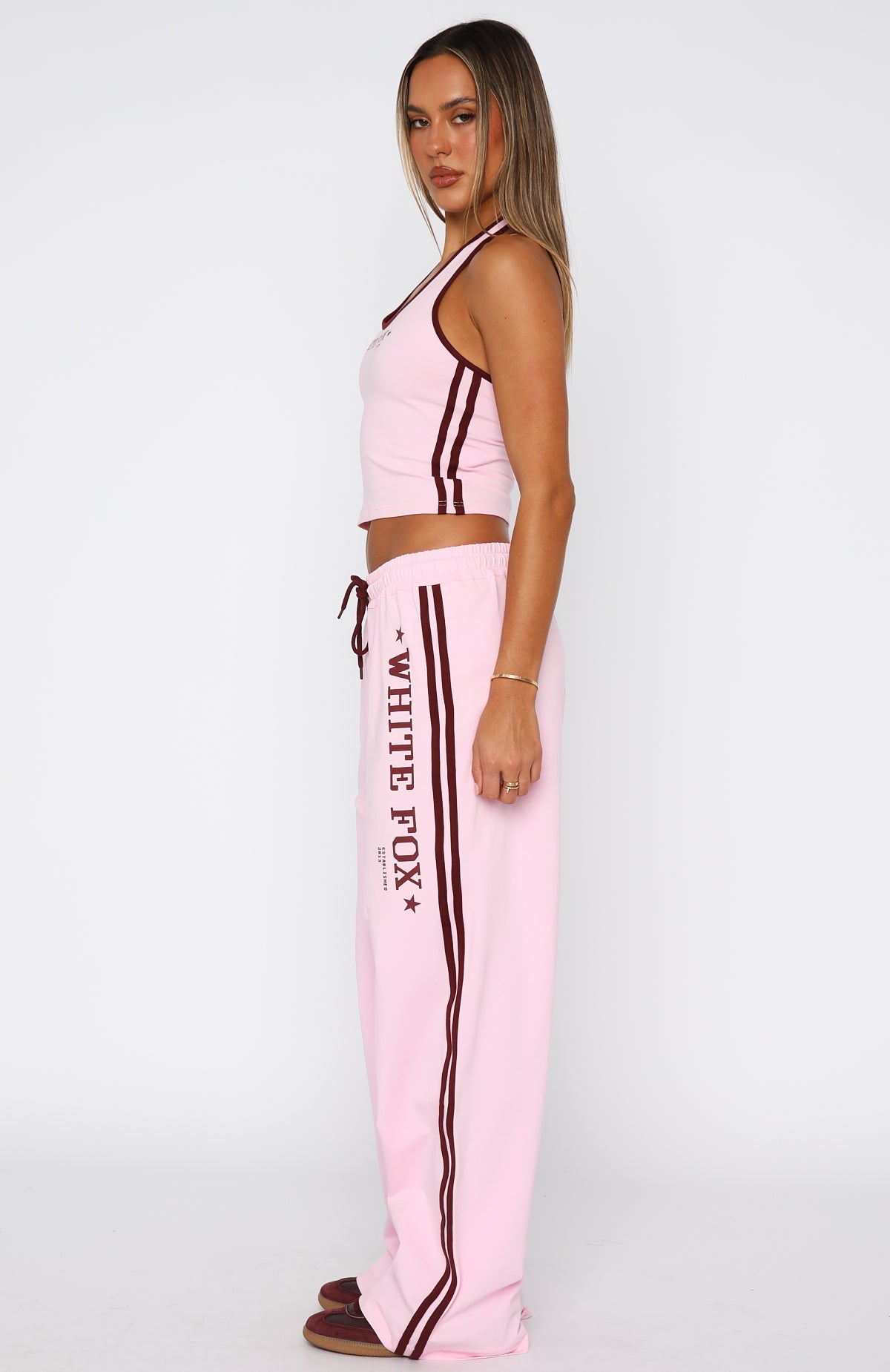 White Fox Star Of The Night Track Pants Pink
