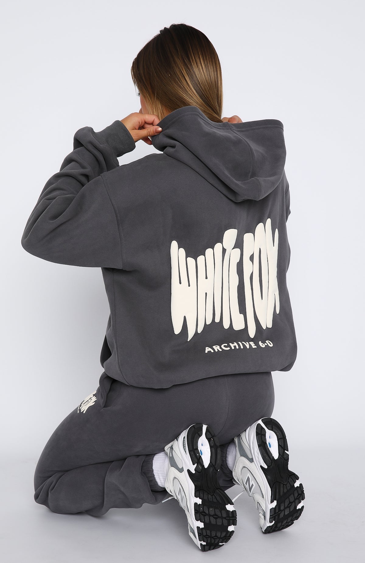 White Fox Archive 6.0 Oversized Hoodie Ash