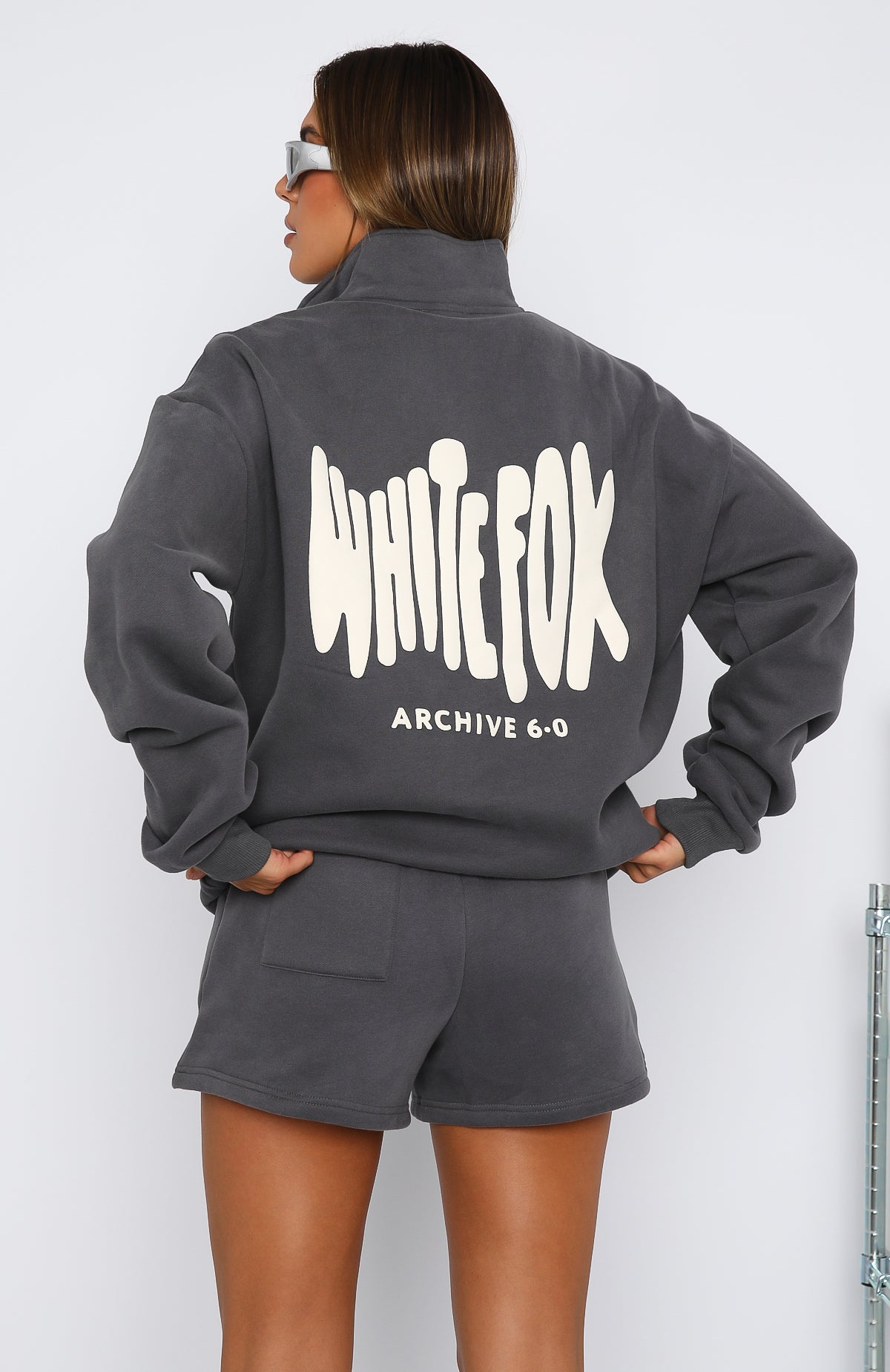 White Fox Archive 6.0 Lounge Shorts Ash