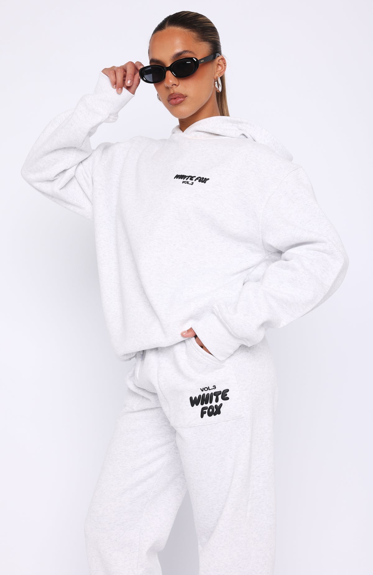 White Fox Offstage Hoodie Frosted