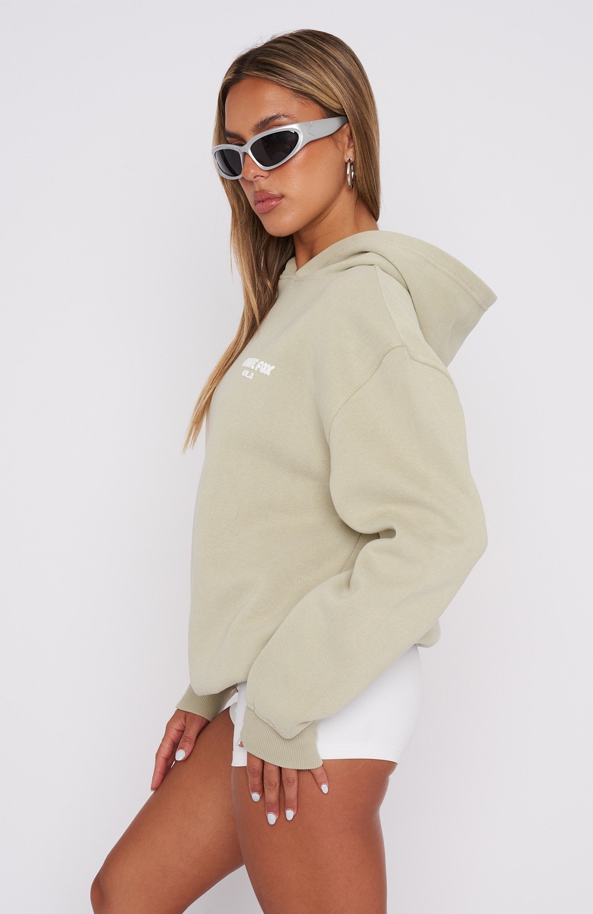 White Fox Offstage Hoodie Moss