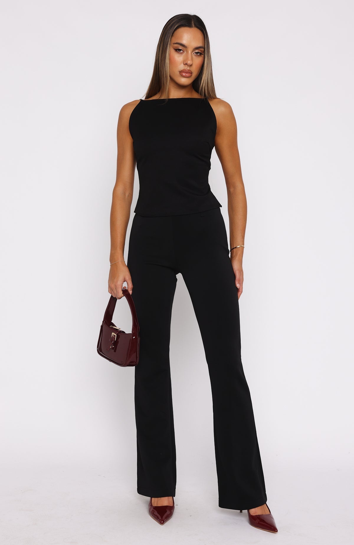 White Fox Fearless Pants Black