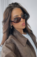 White Fox Olivia Sunglasses Brown