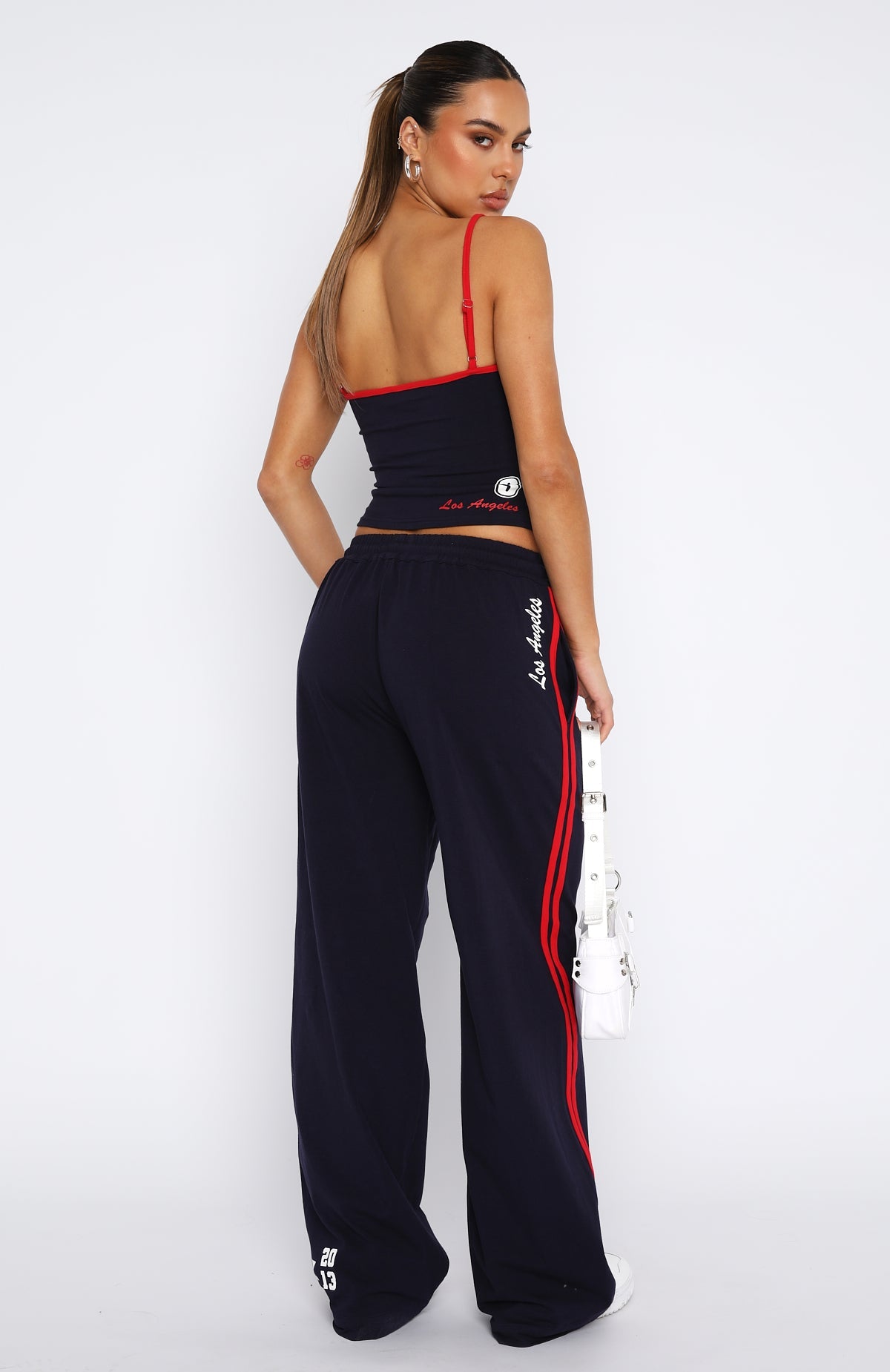 White Fox All Star Season Track Pants Navy