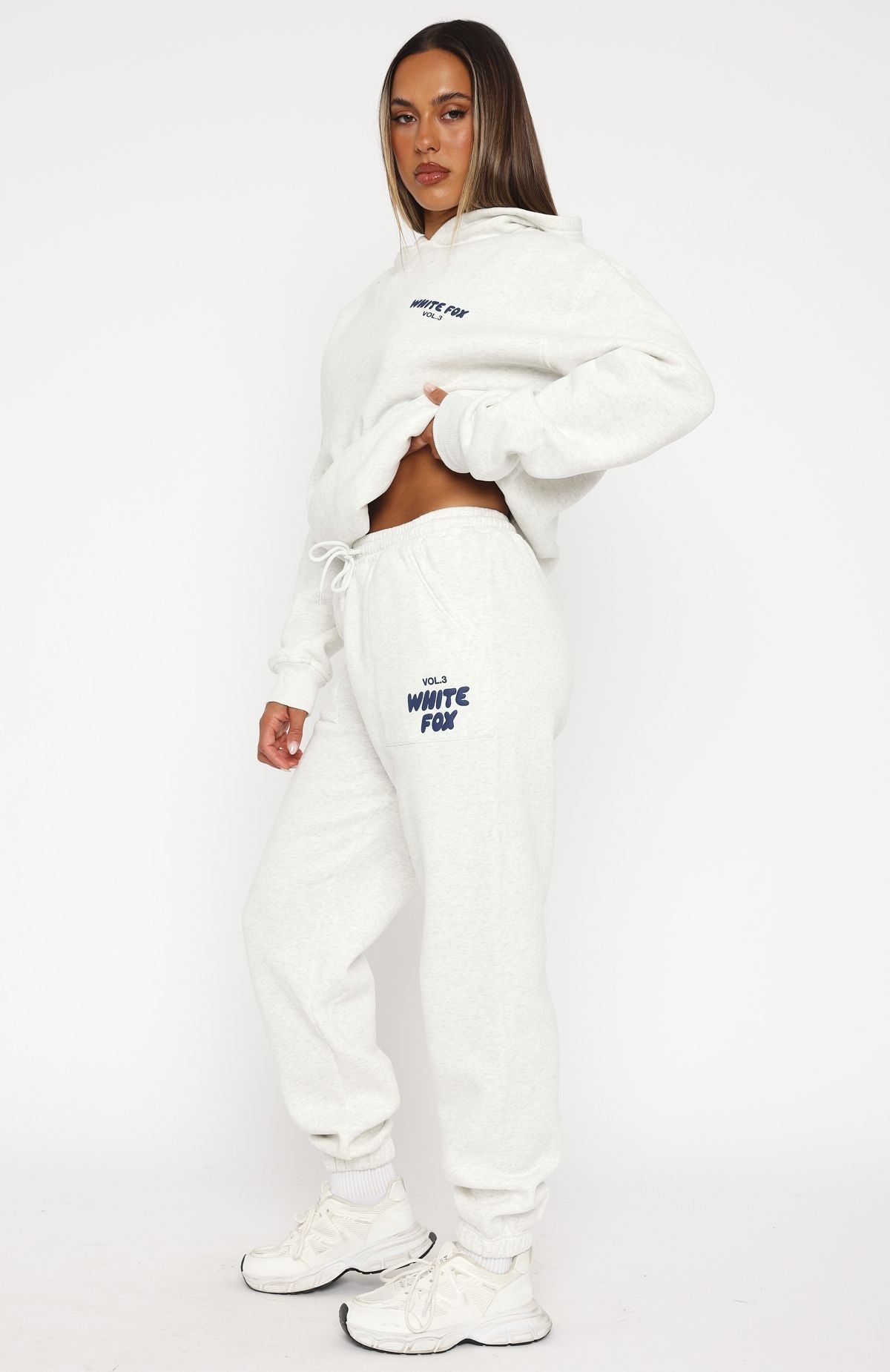 White Fox Offstage Sweatpants Mineral Grey