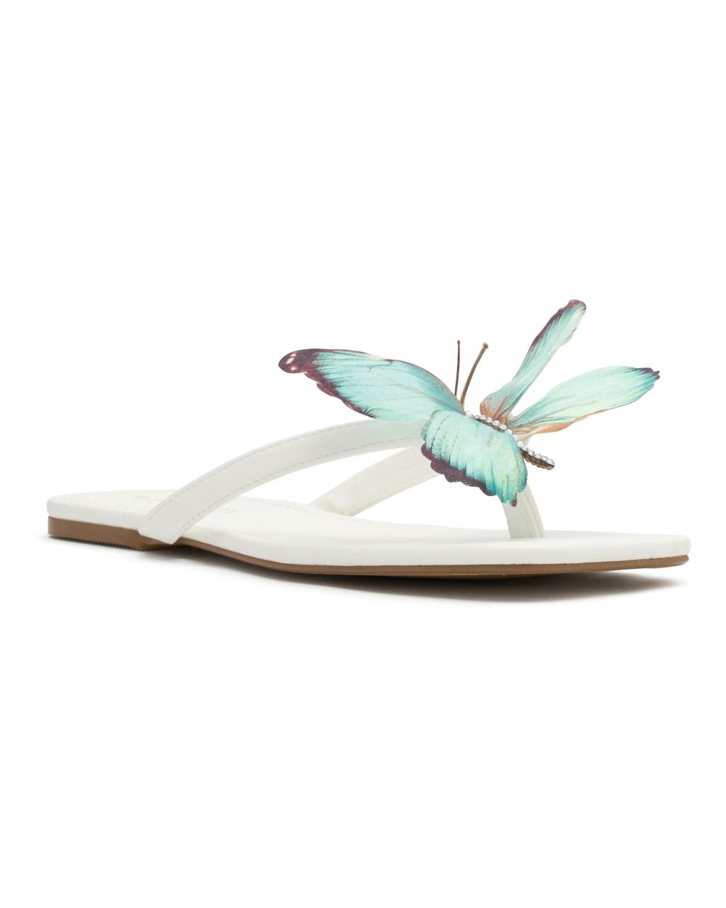 White Fox Noelle Sandals White/Aqua