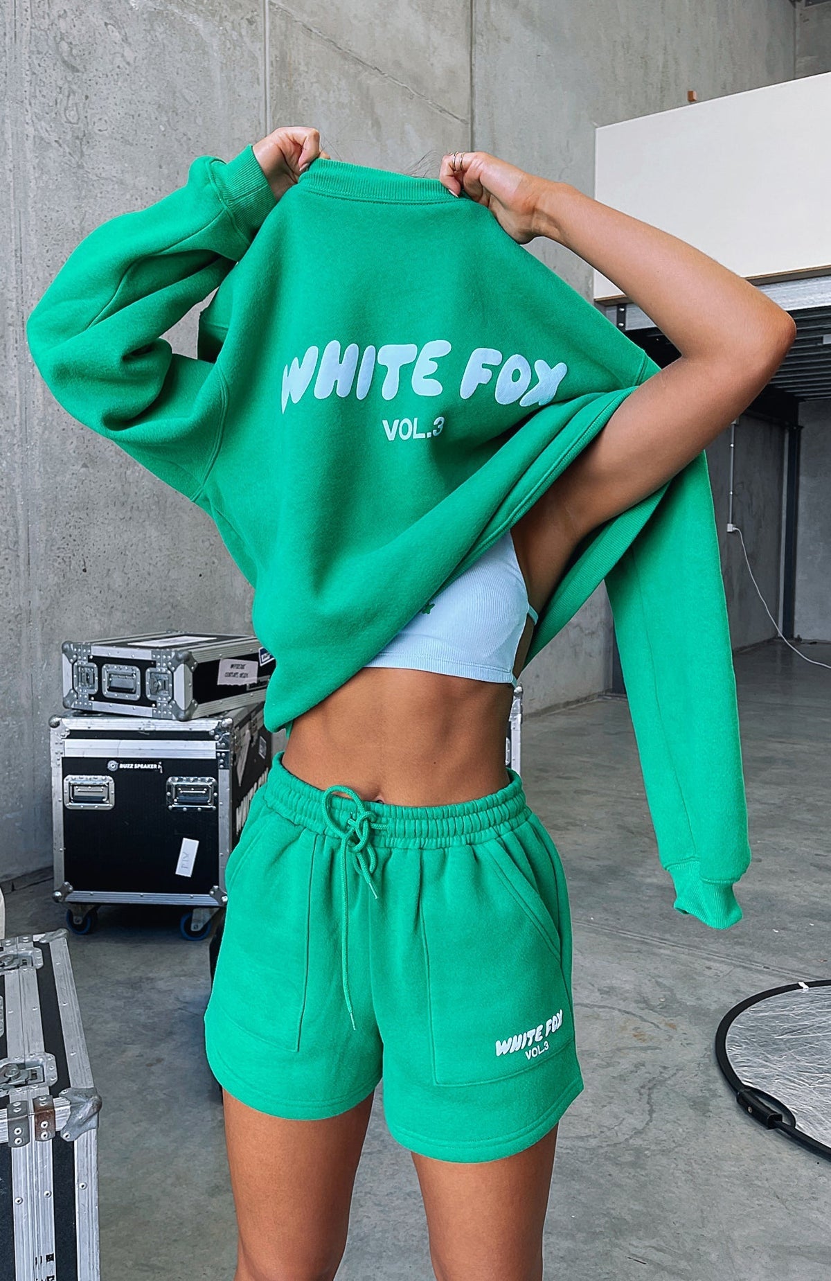 White Fox Offstage Lounge Shorts Amazon
