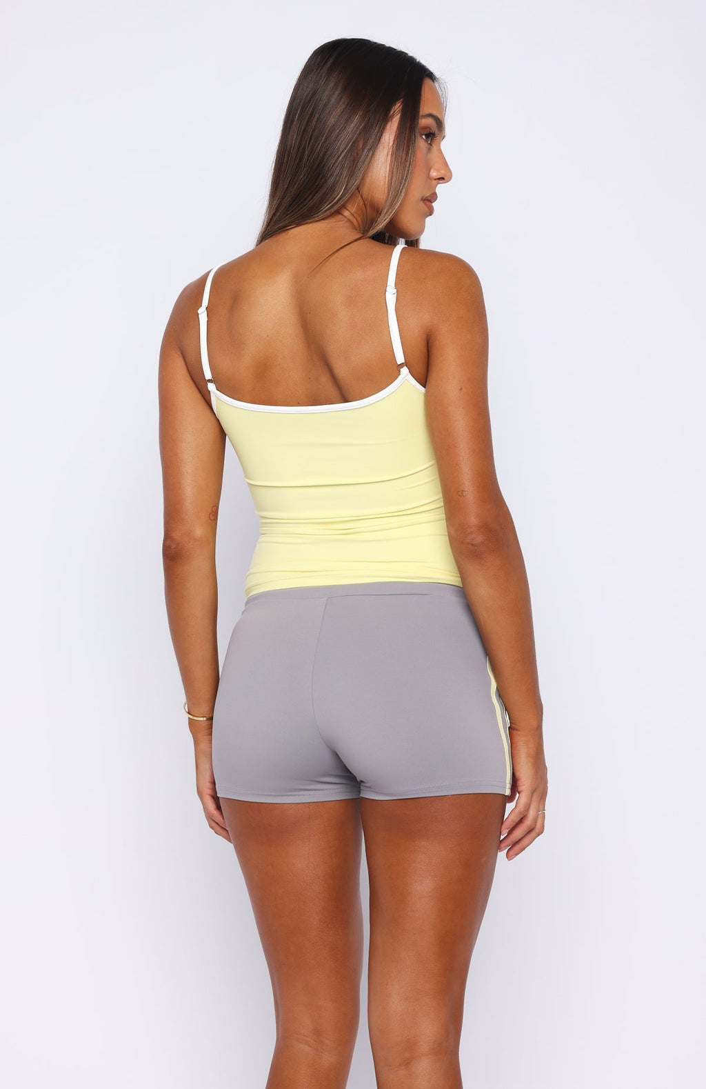 White Fox Verano Sixteen Carmen Shorts Charcoal