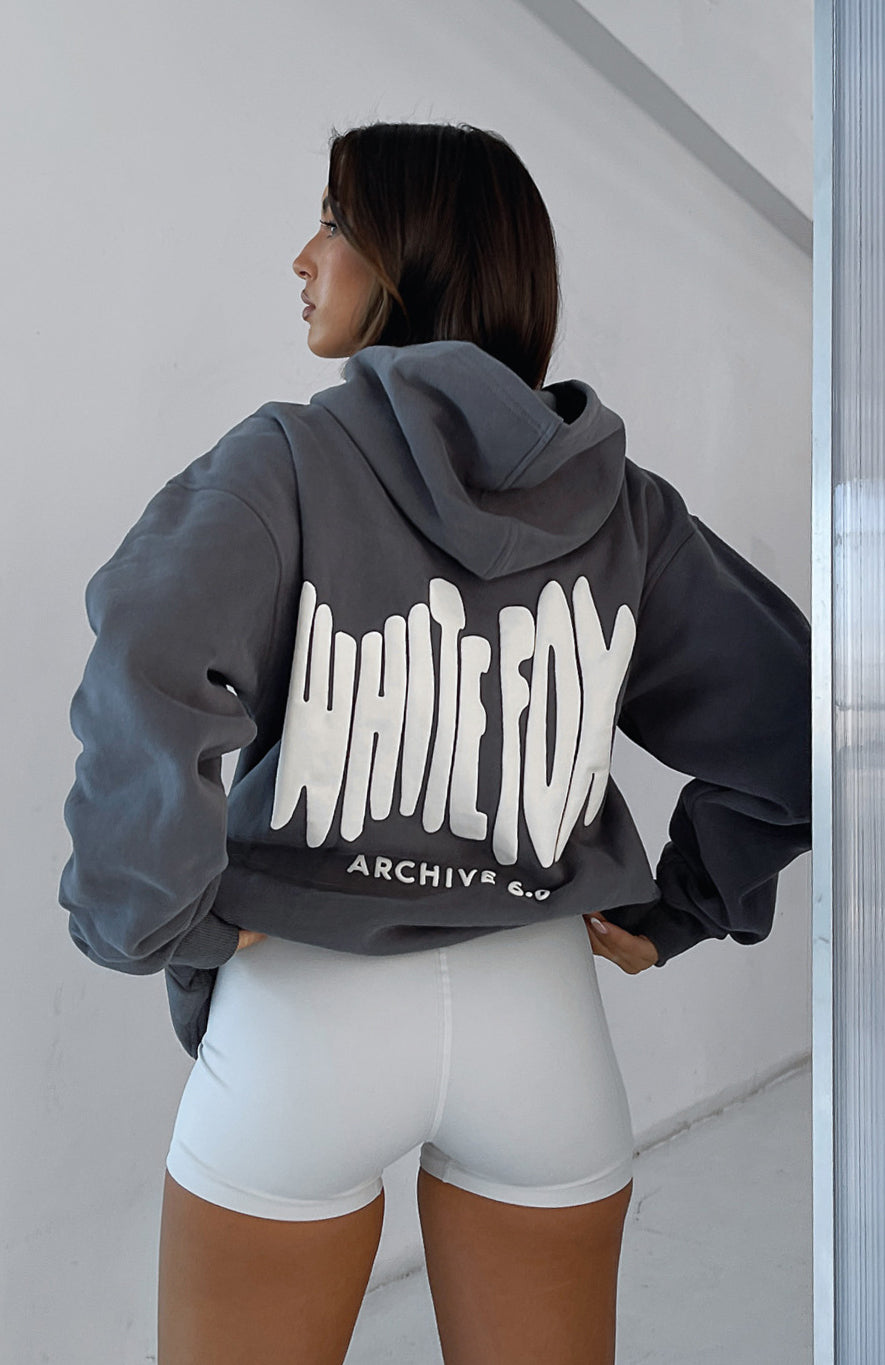 White Fox Archive 6.0 Oversized Hoodie Ash