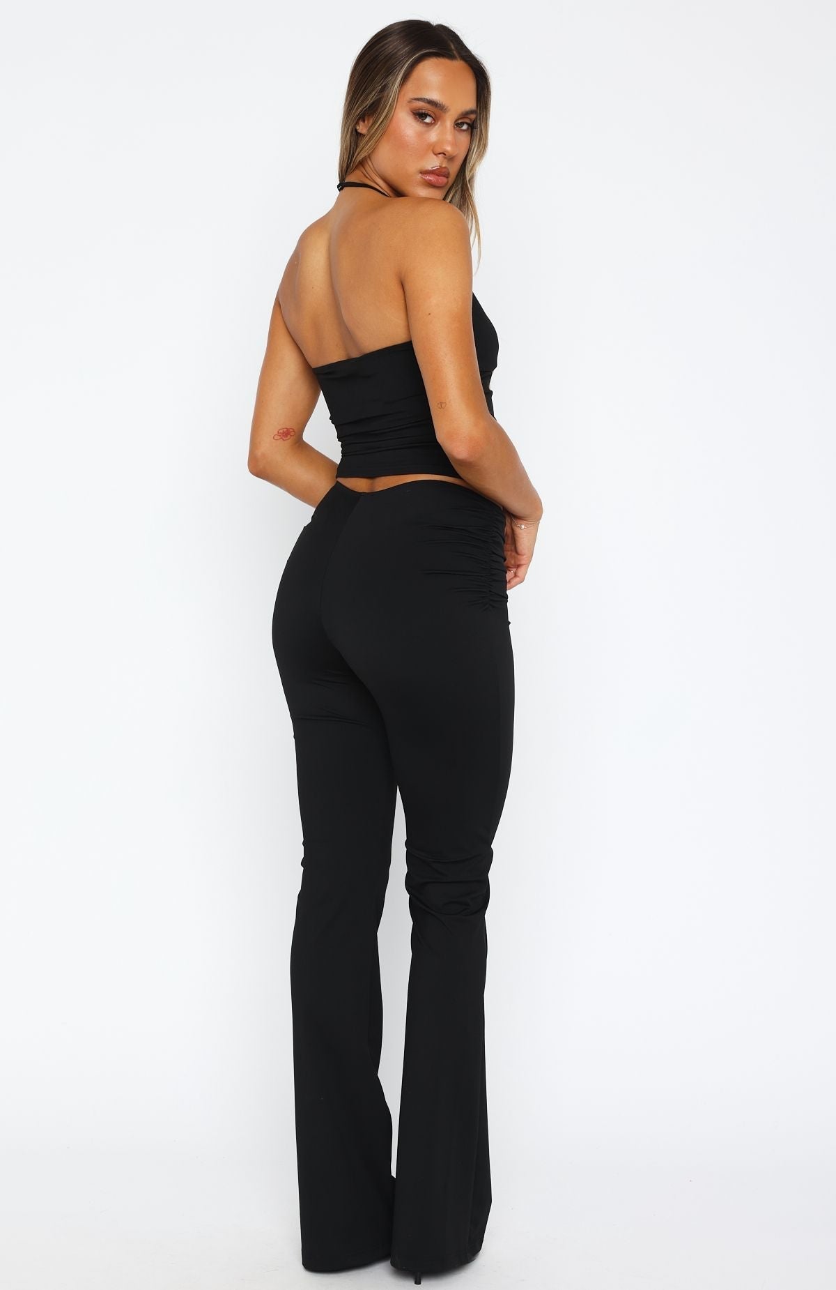 White Fox Rare Combination Pants Black