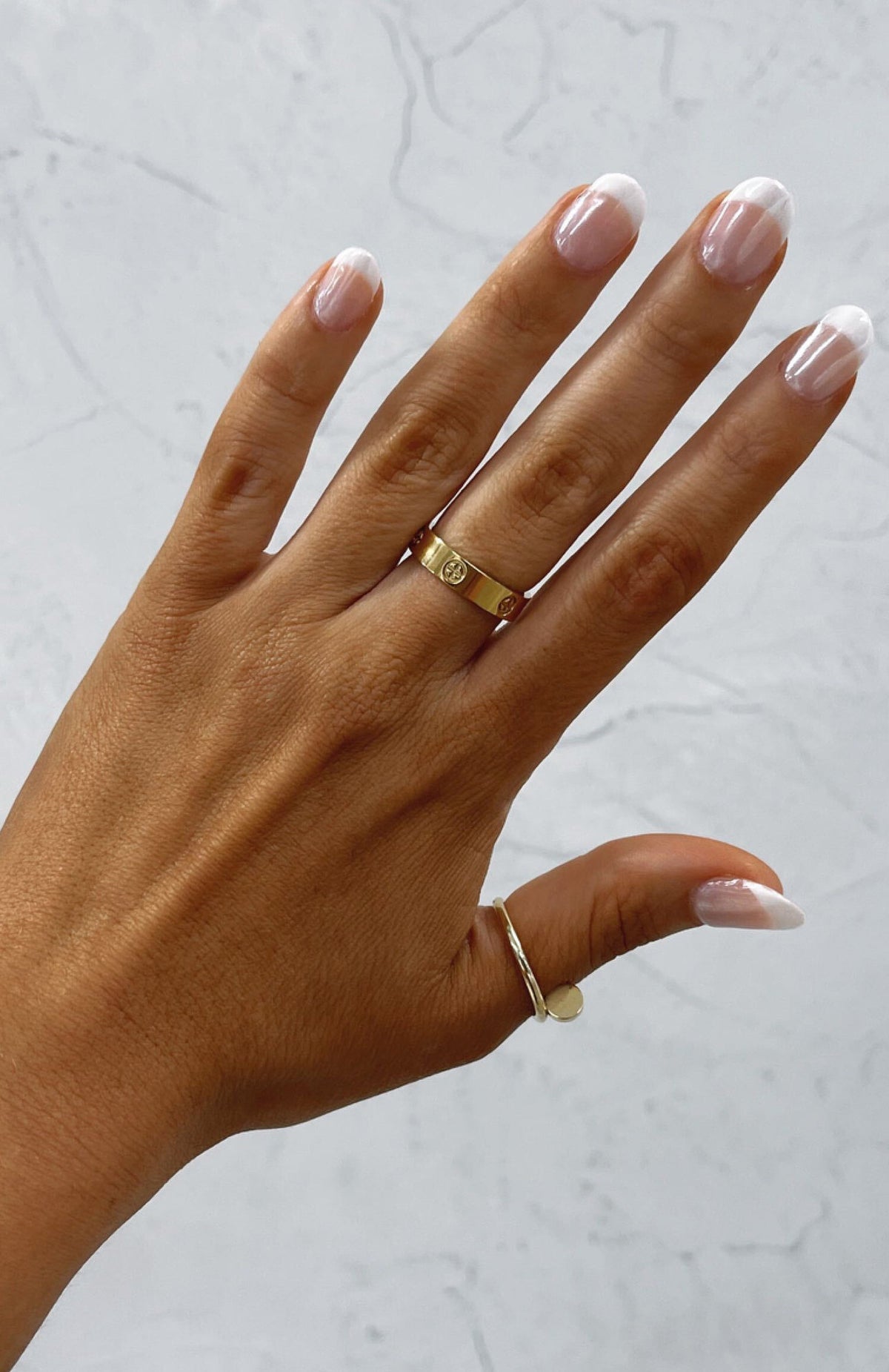 White Fox Bridie Ring Gold