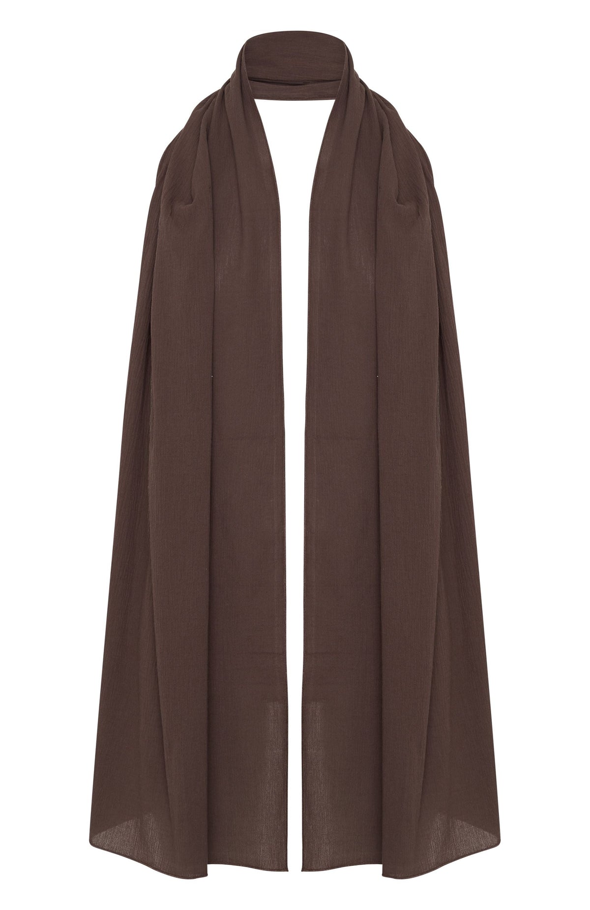 White Fox Coming Up Scarf Chocolate