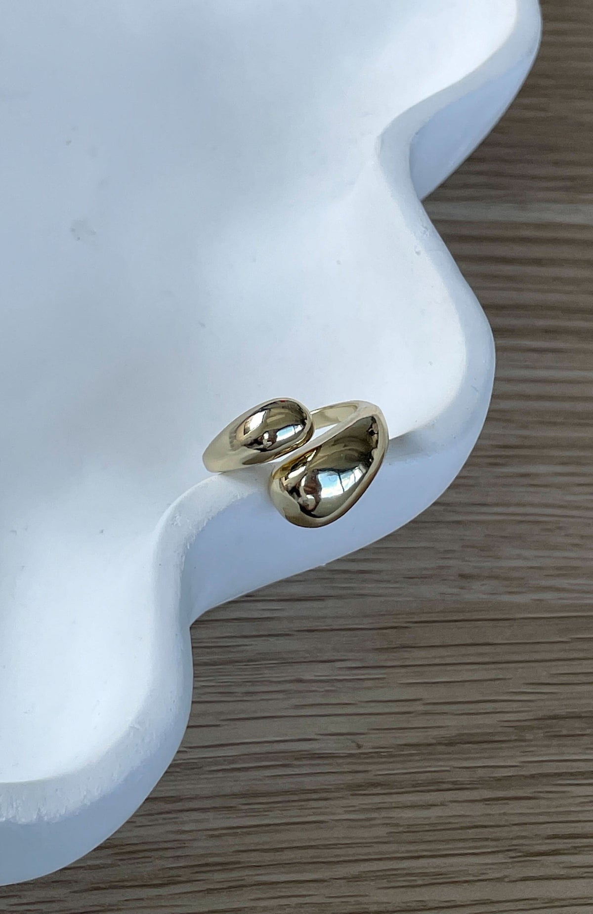 White Fox Milana Ring Gold