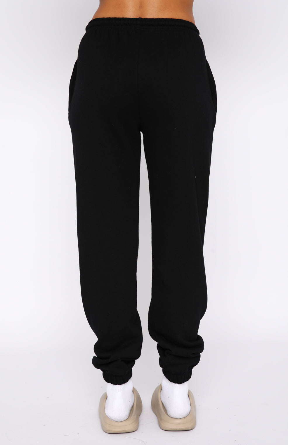 White Fox Not An Issue Sweatpants Black
