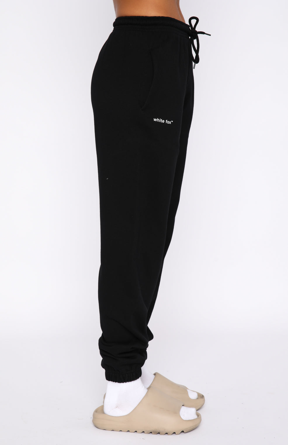 White Fox Not An Issue Sweatpants Black