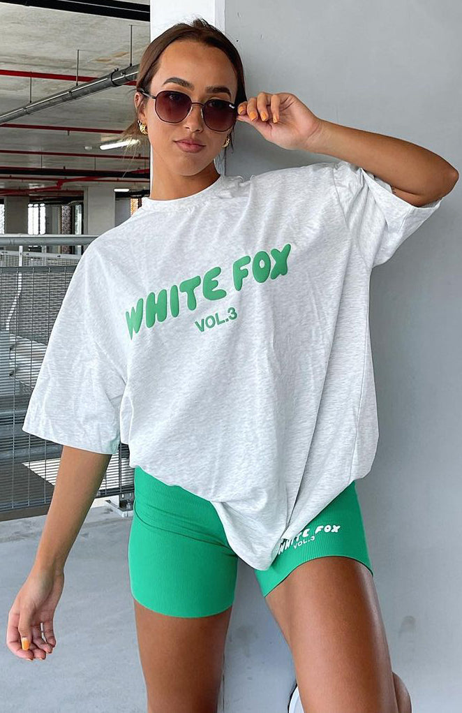 White Fox Offstage Ribbed Bike Shorts Amazon