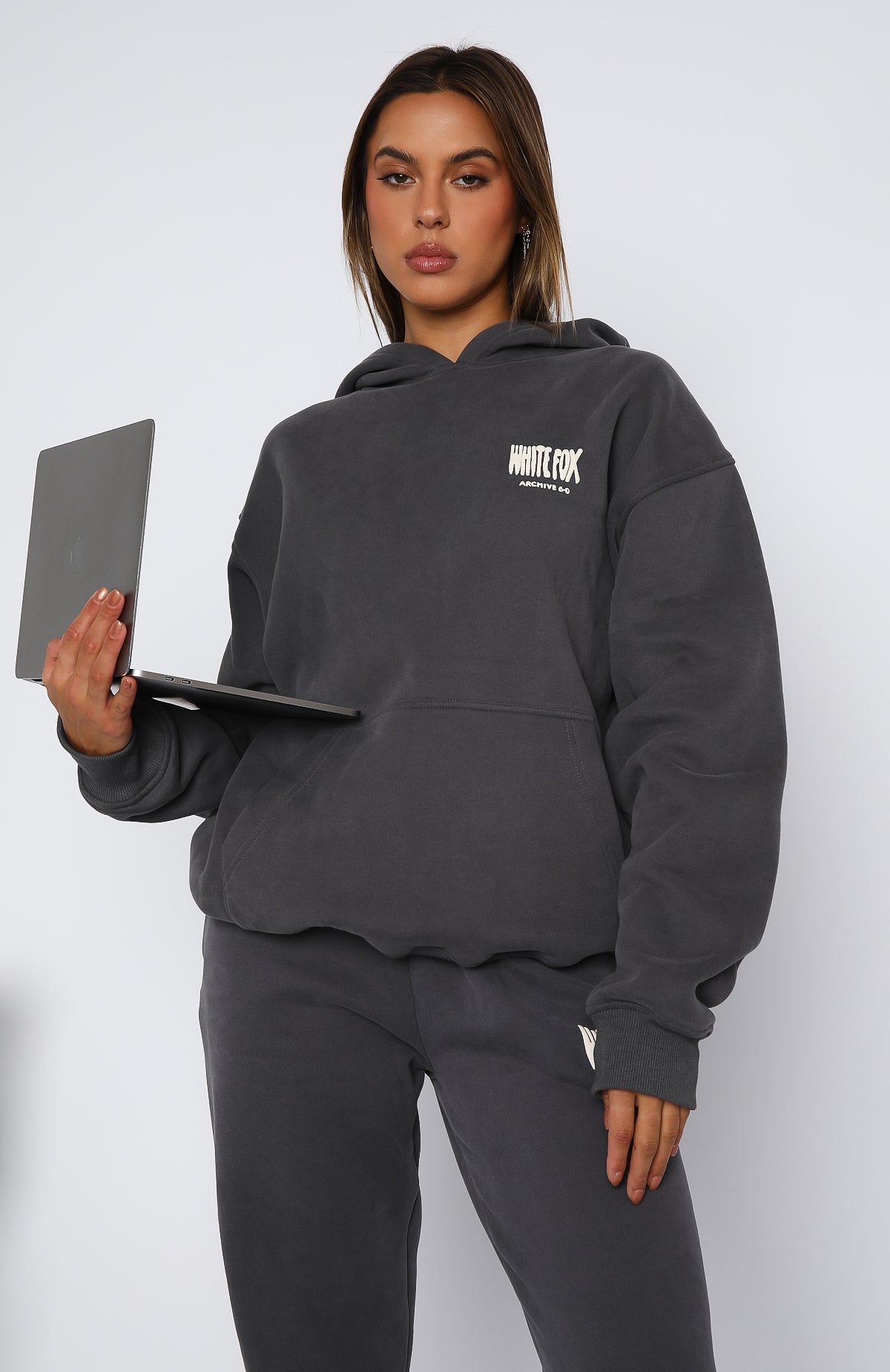 White Fox Archive 6.0 Oversized Hoodie Ash